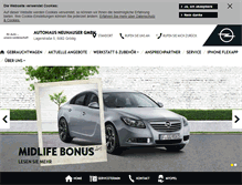 Tablet Screenshot of opel-neuhauser.com